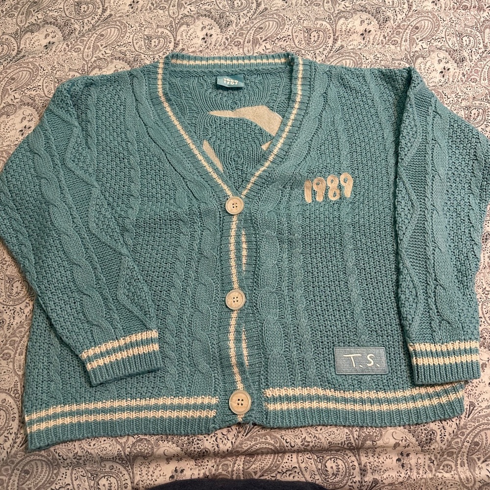 Taylor Swift 1989 TV (Taylor's Version) Cardigan Blue Size M/L